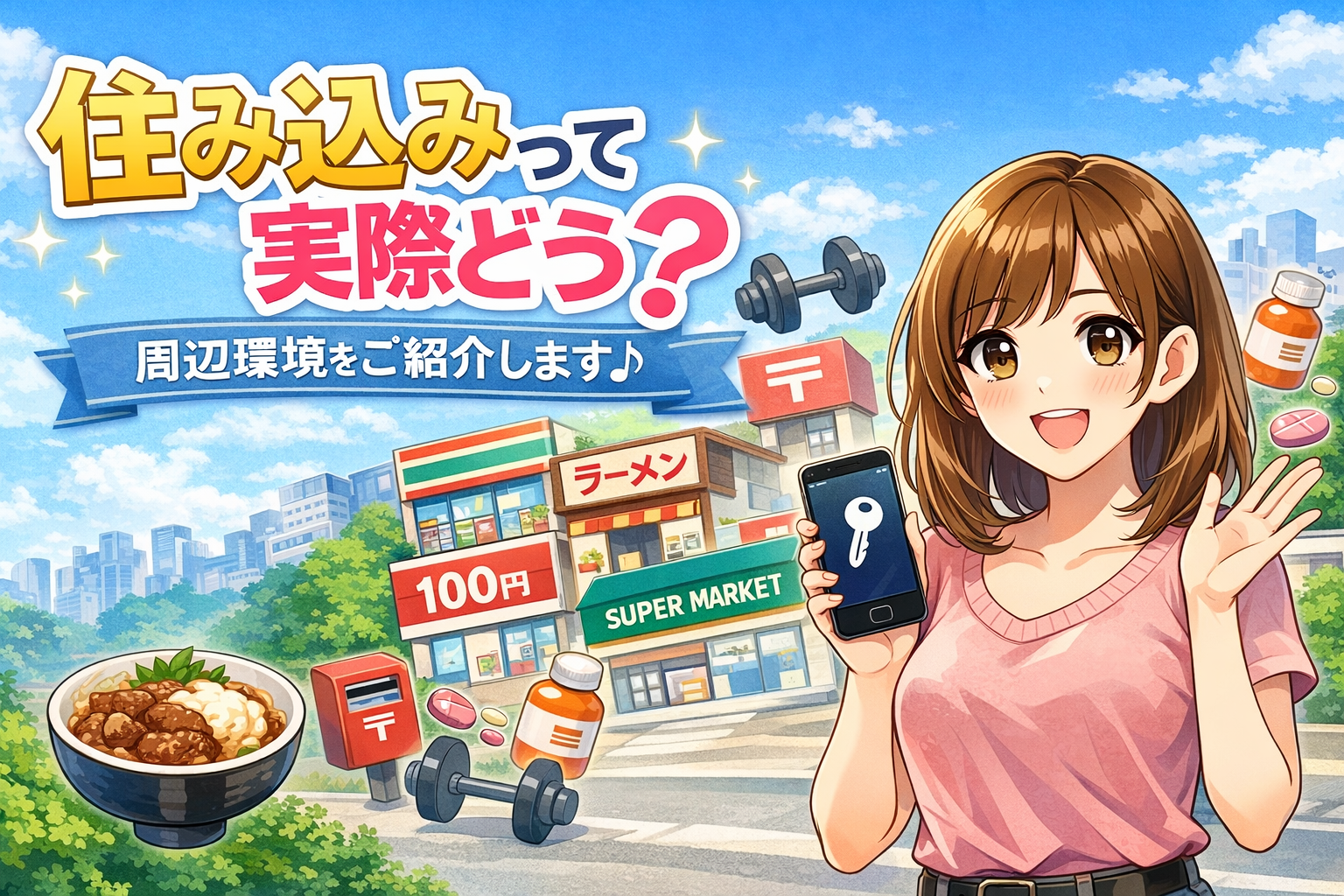 住み込みって実際どう？周辺環境についてよく聞かれますのサムネイル画像