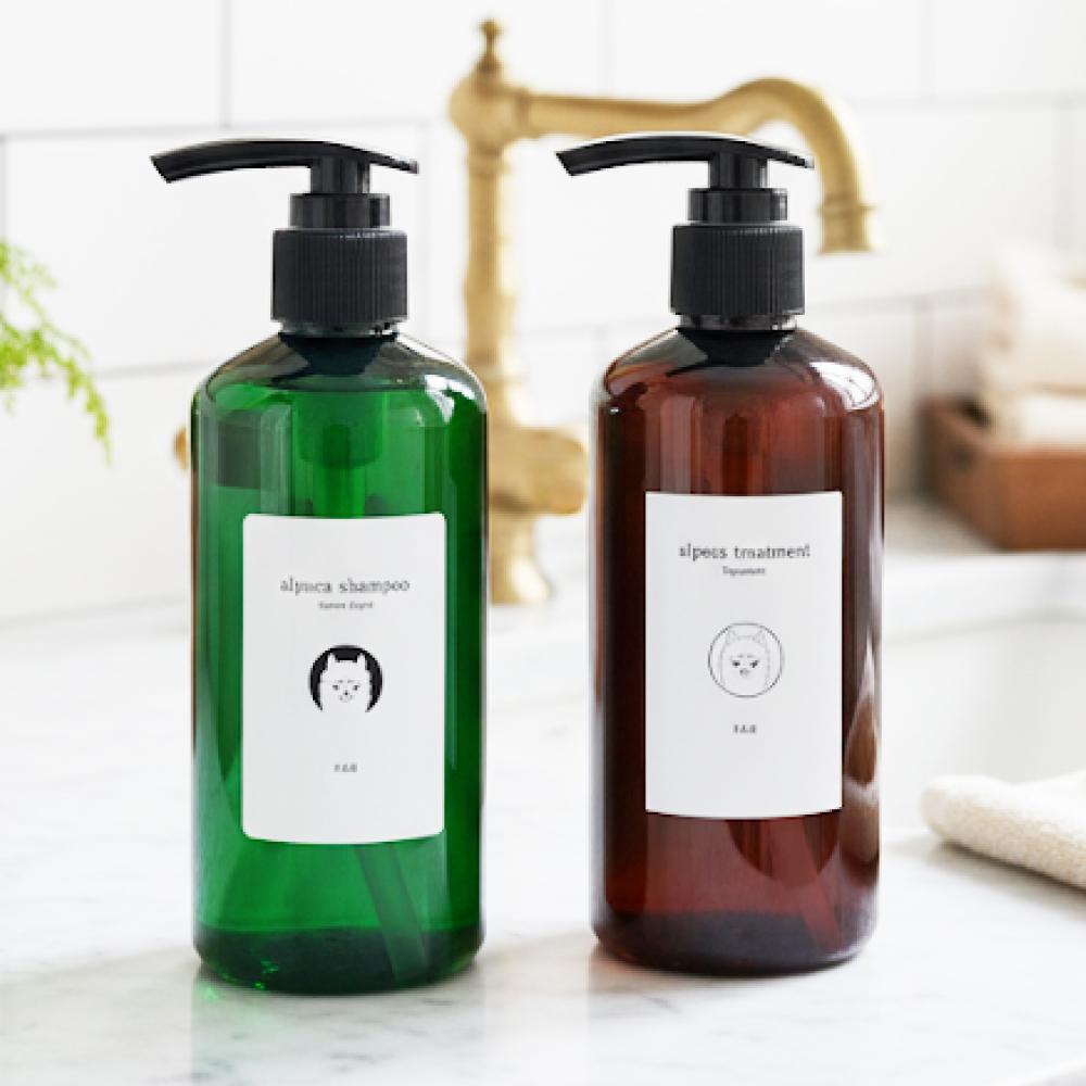 アルパカシャンプー300ml＆トリートメント300g セットの商品画像